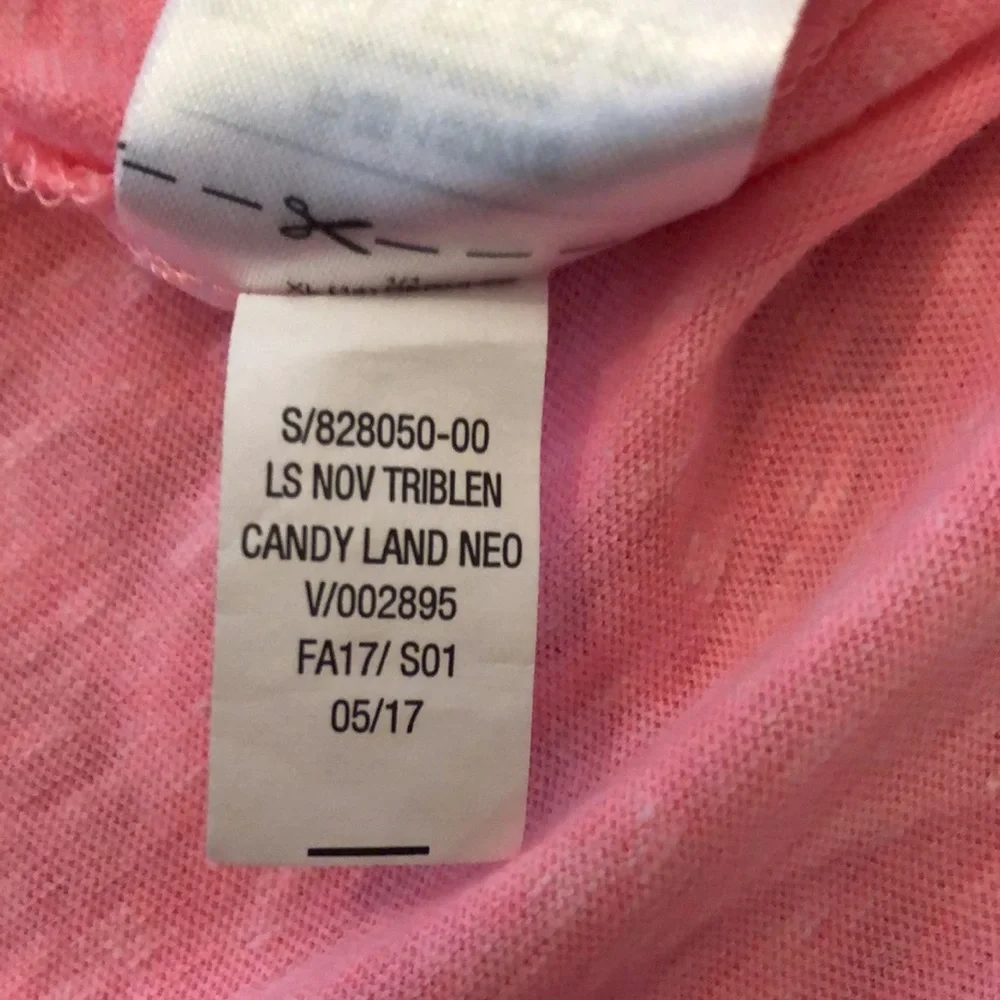 NWOT Old Navy Relaxed Fit Long Sleeve Tee Size XL 14 Pink